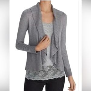 White Hoose Market Silver Grey Cardigan